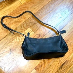 Black Leather COACH Purse